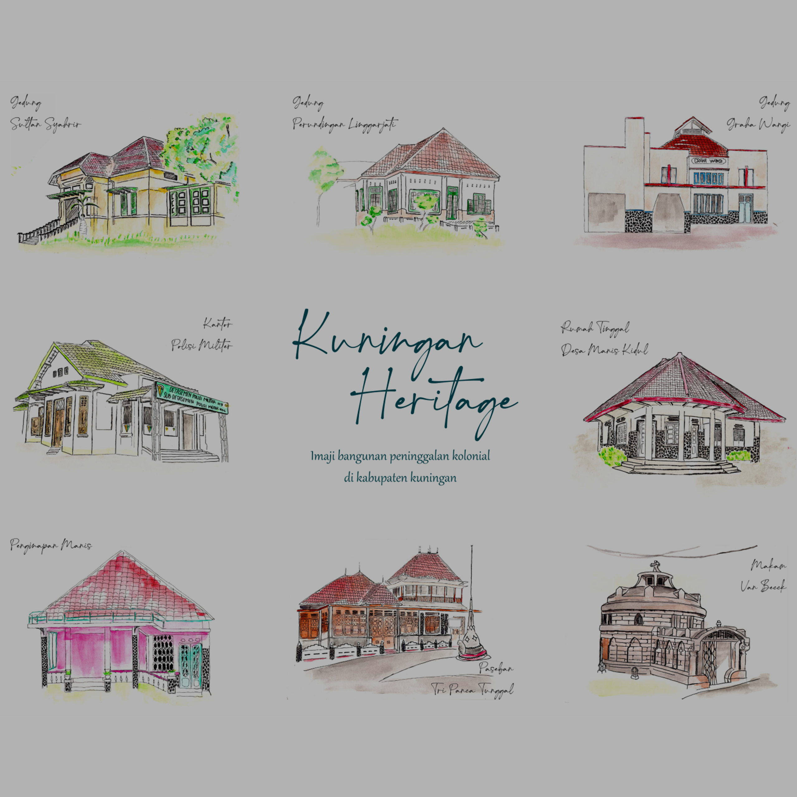 Read more about the article ILUSTRASI BANGUNAN HERITAGE DI KABUPATEN KUNINGAN DALAM MEDIA BOOKLET