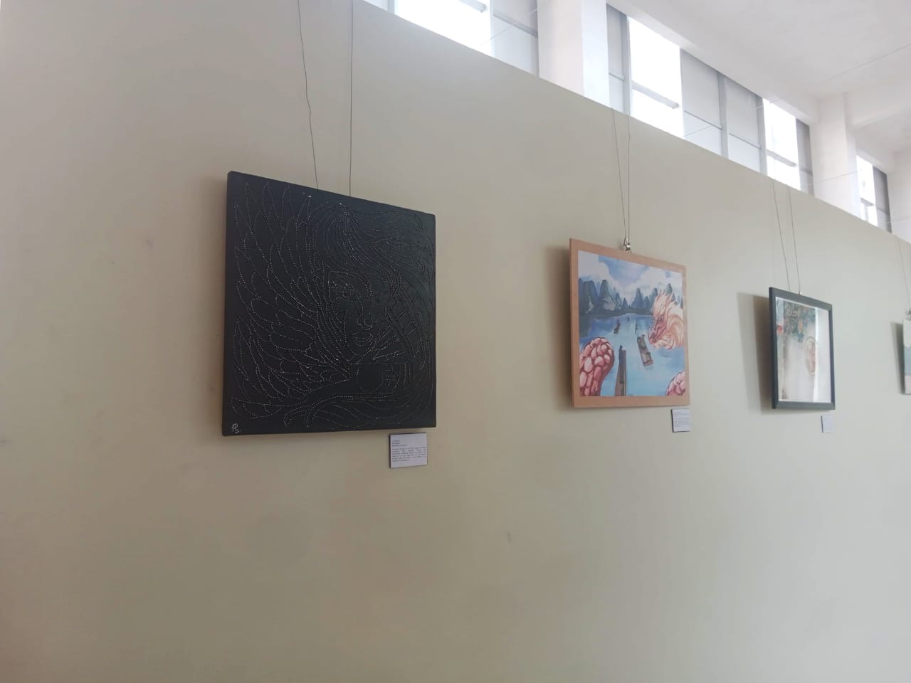 Karya tiga dimensi Rika Nugraha berjudul Liu Dong Qi