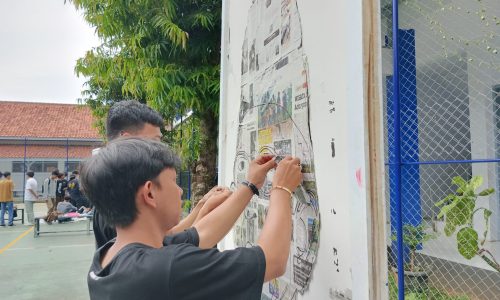 PERINGATI HARI GURU, MAHASISWA DKV UNIKU BUAT KARYA KOLASE DENGAN FIGUR TOKOH-TOKOH PENDIDIKAN